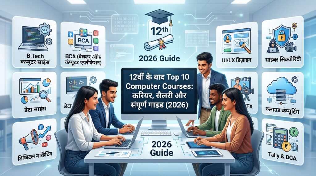 12वीं के बाद Top 10 Computer Courses 2026