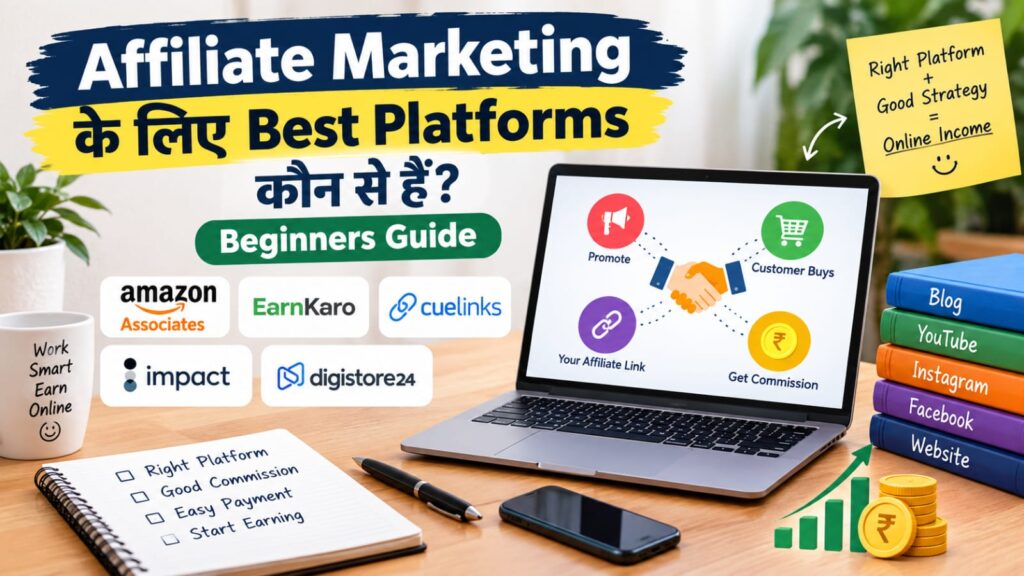 Affiliate Marketing Ke Liye Best Platforms Kaun Se Hain? Beginners Guide affiliate marketing ke liye best platform goide